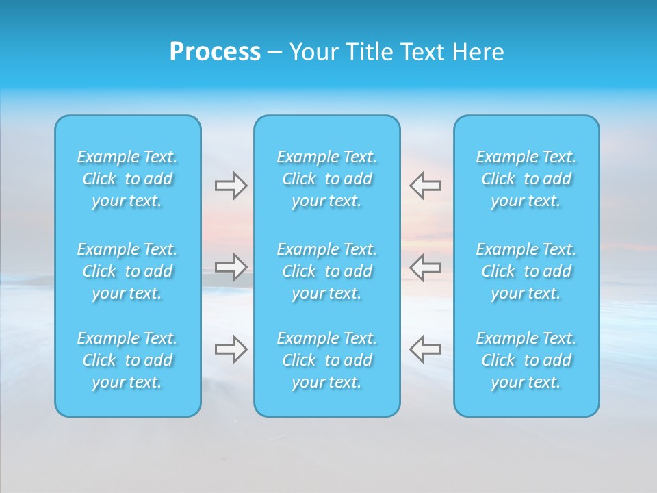 Summer Sand Touristic PowerPoint Template