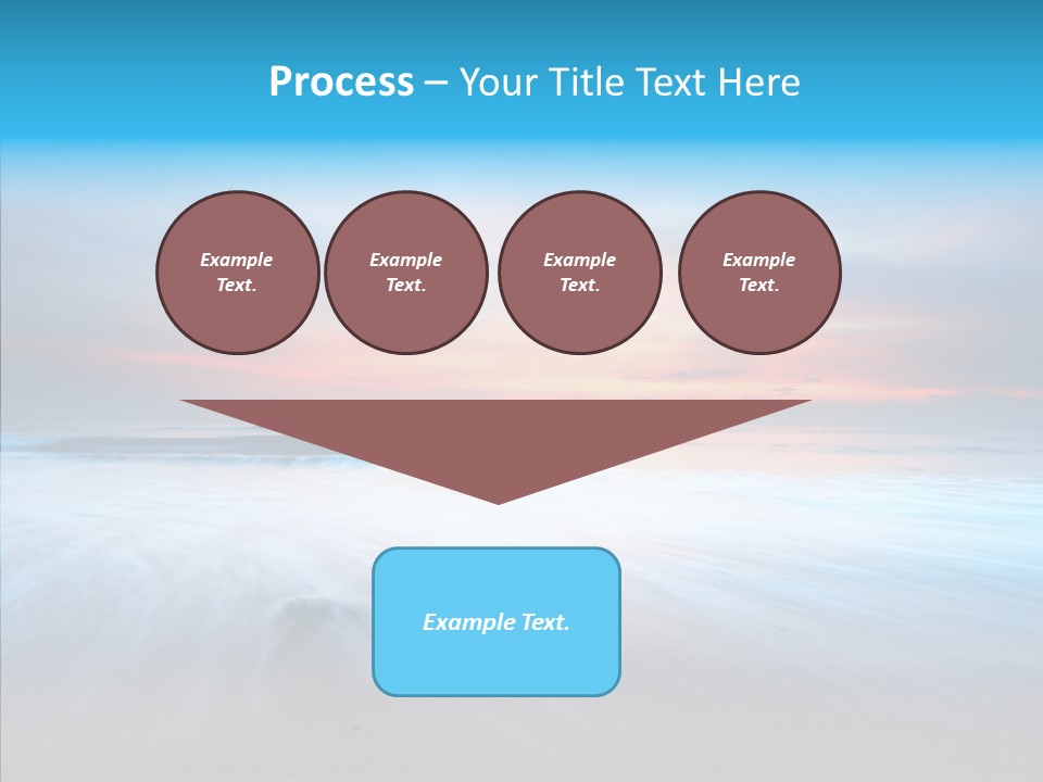 Summer Sand Touristic PowerPoint Template