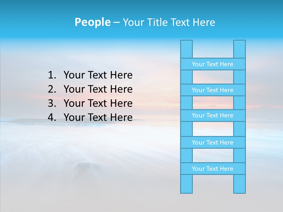 Summer Sand Touristic PowerPoint Template