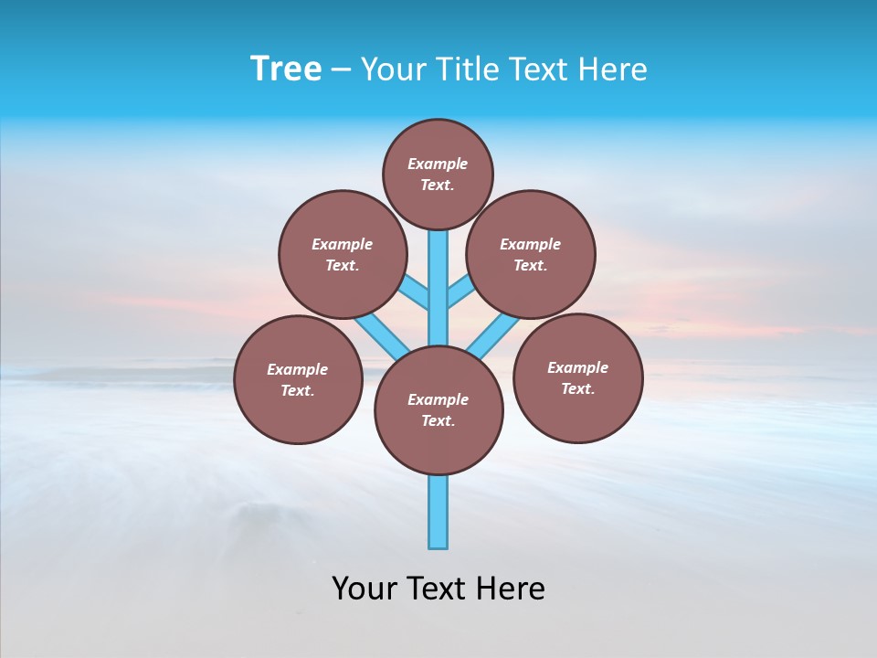 Summer Sand Touristic PowerPoint Template