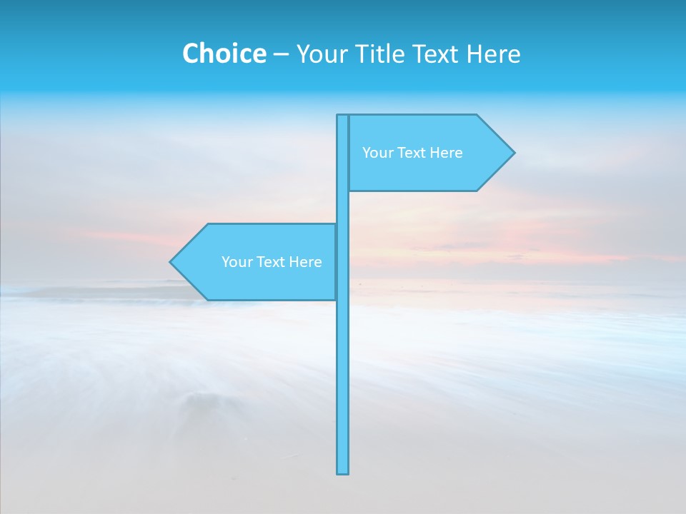 Summer Sand Touristic PowerPoint Template