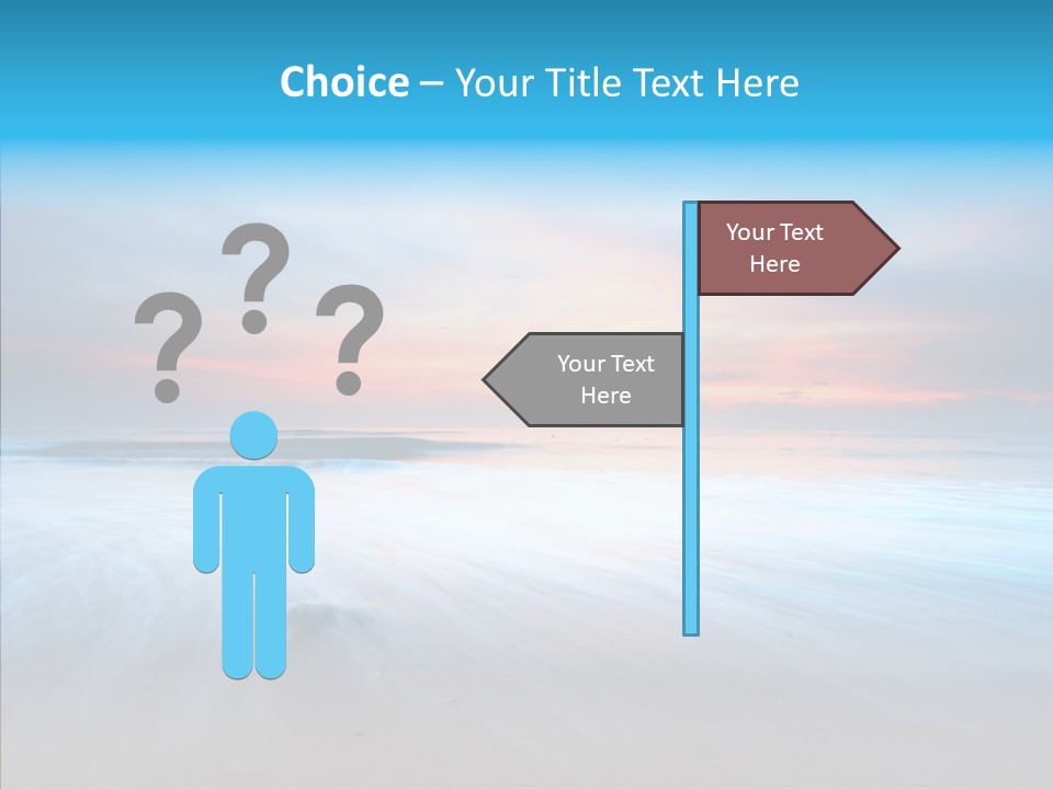 Summer Sand Touristic PowerPoint Template