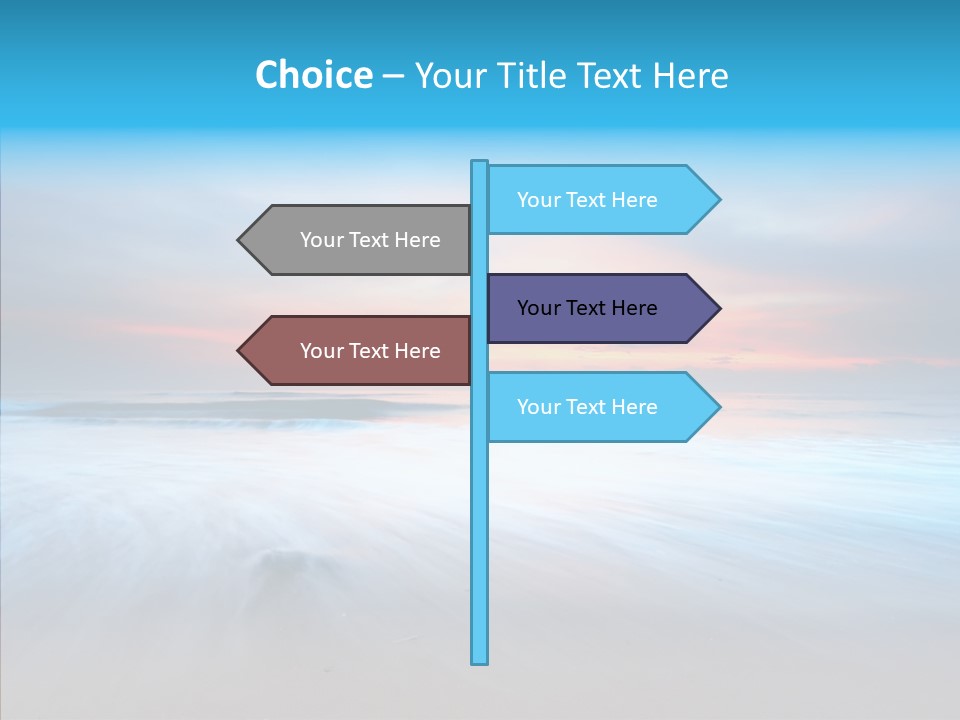 Summer Sand Touristic PowerPoint Template