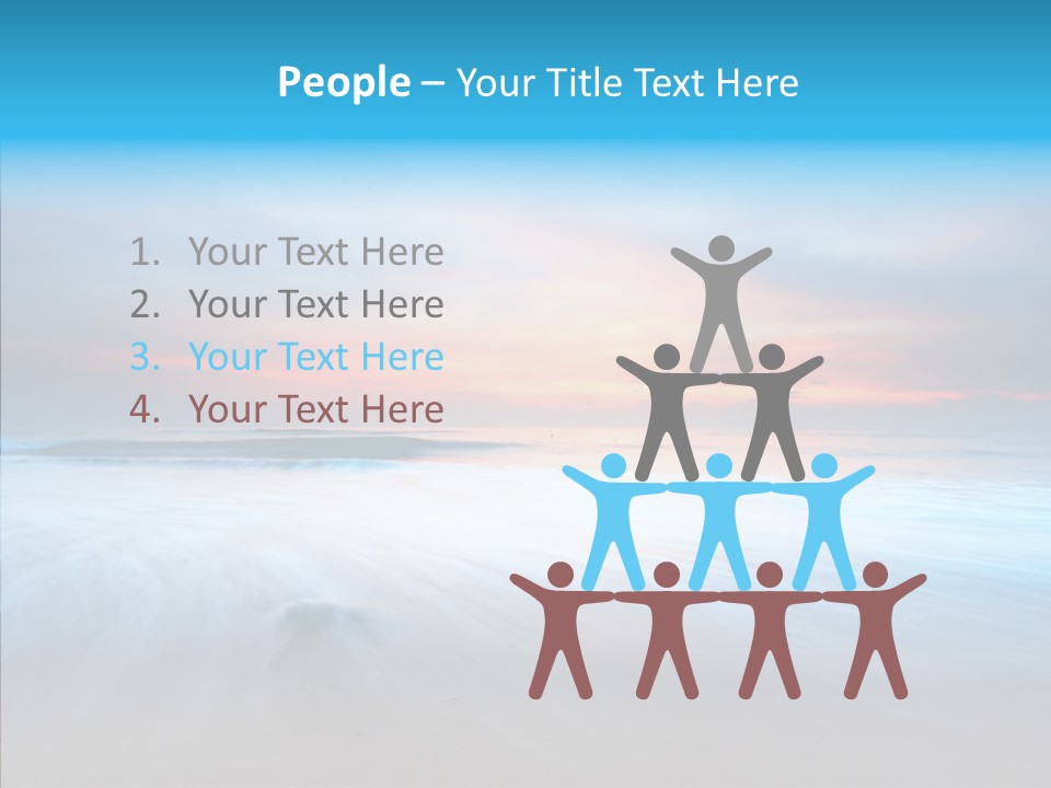 Summer Sand Touristic PowerPoint Template