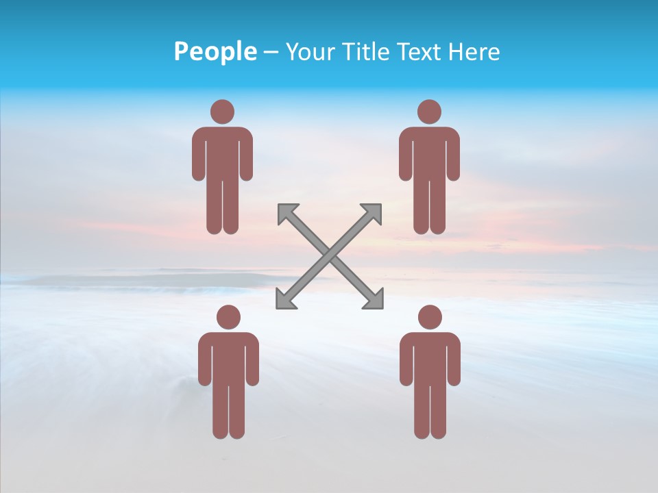 Summer Sand Touristic PowerPoint Template