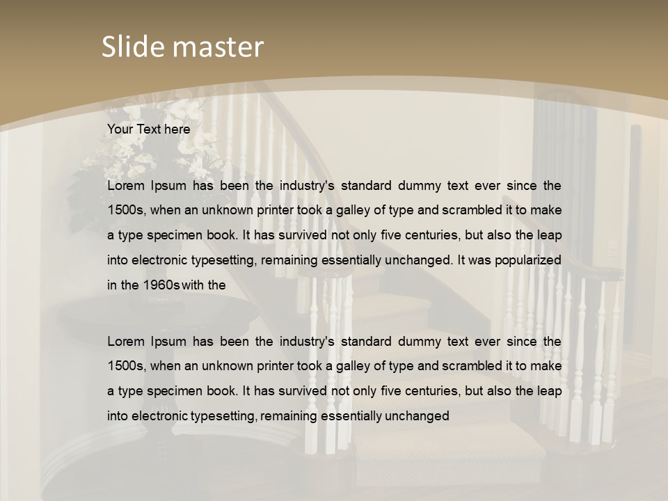 Structure Indoors Light PowerPoint Template