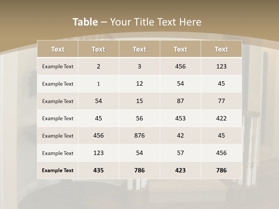 Structure Indoors Light PowerPoint Template