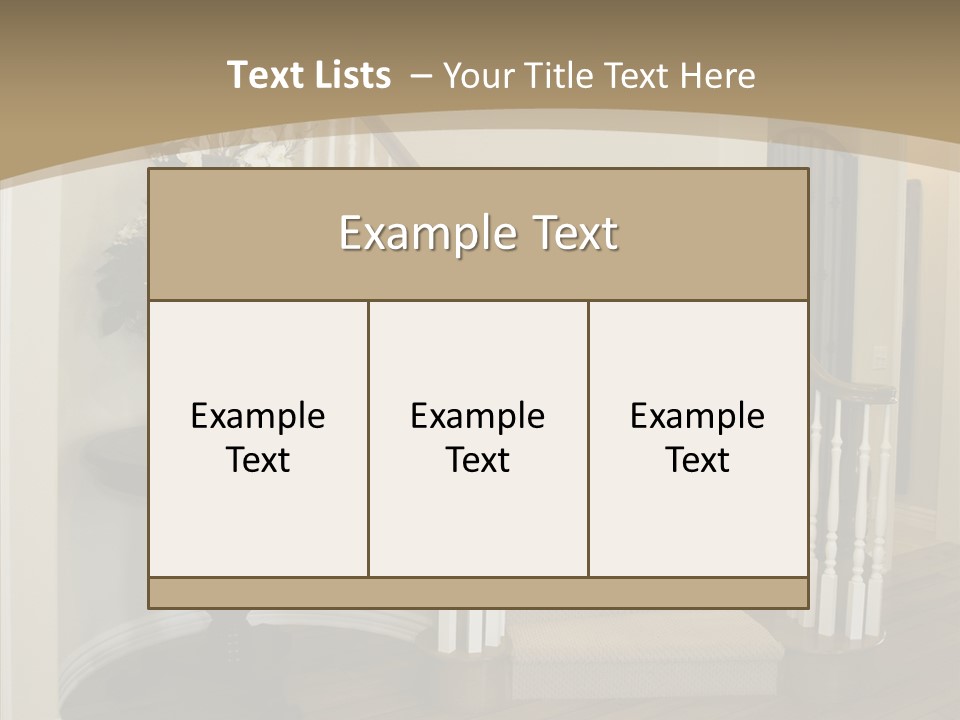 Structure Indoors Light PowerPoint Template