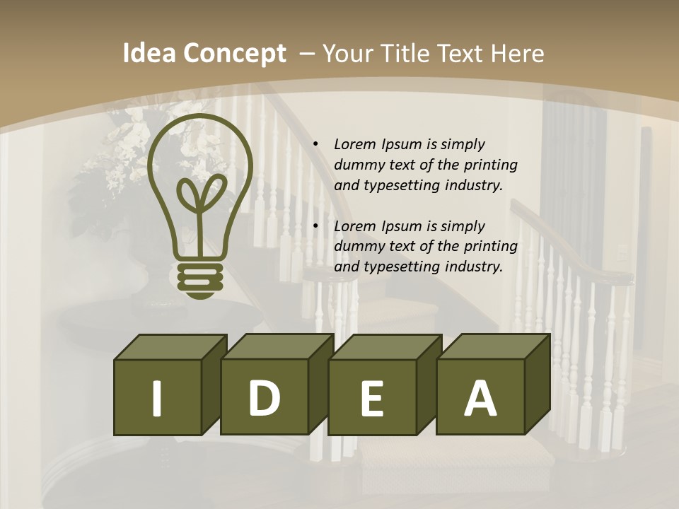 Structure Indoors Light PowerPoint Template