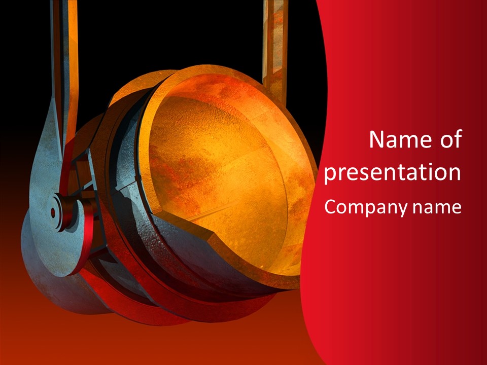 Shadow Dark Foundry PowerPoint Template