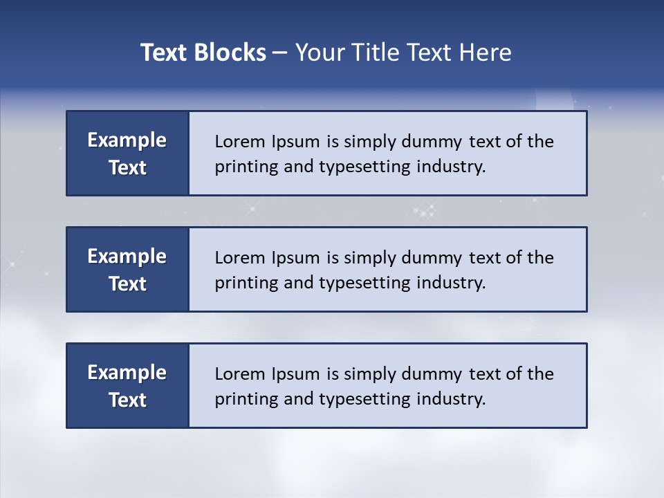 Artistic Dusk Star PowerPoint Template