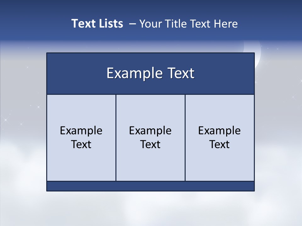 Artistic Dusk Star PowerPoint Template
