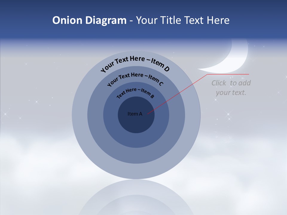 Artistic Dusk Star PowerPoint Template