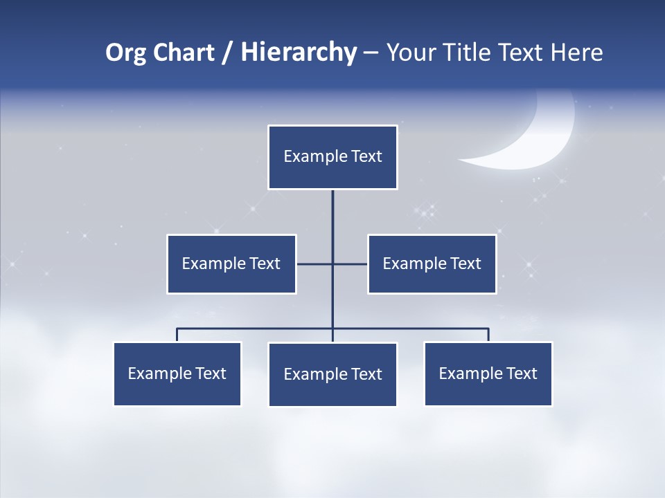 Artistic Dusk Star PowerPoint Template
