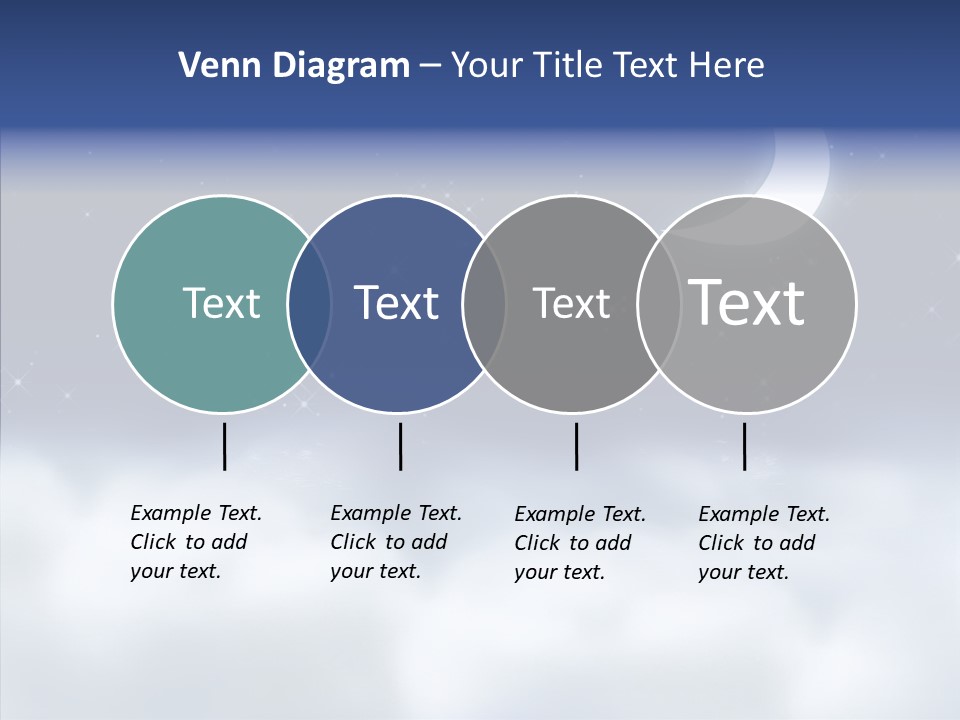 Artistic Dusk Star PowerPoint Template