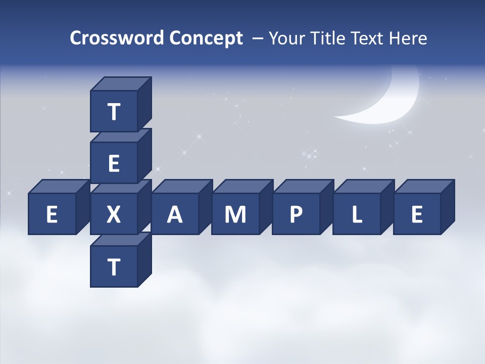 Artistic Dusk Star PowerPoint Template