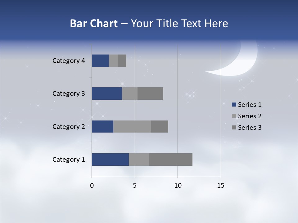 Artistic Dusk Star PowerPoint Template