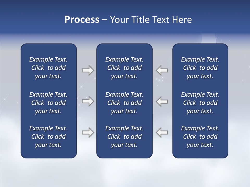 Artistic Dusk Star PowerPoint Template