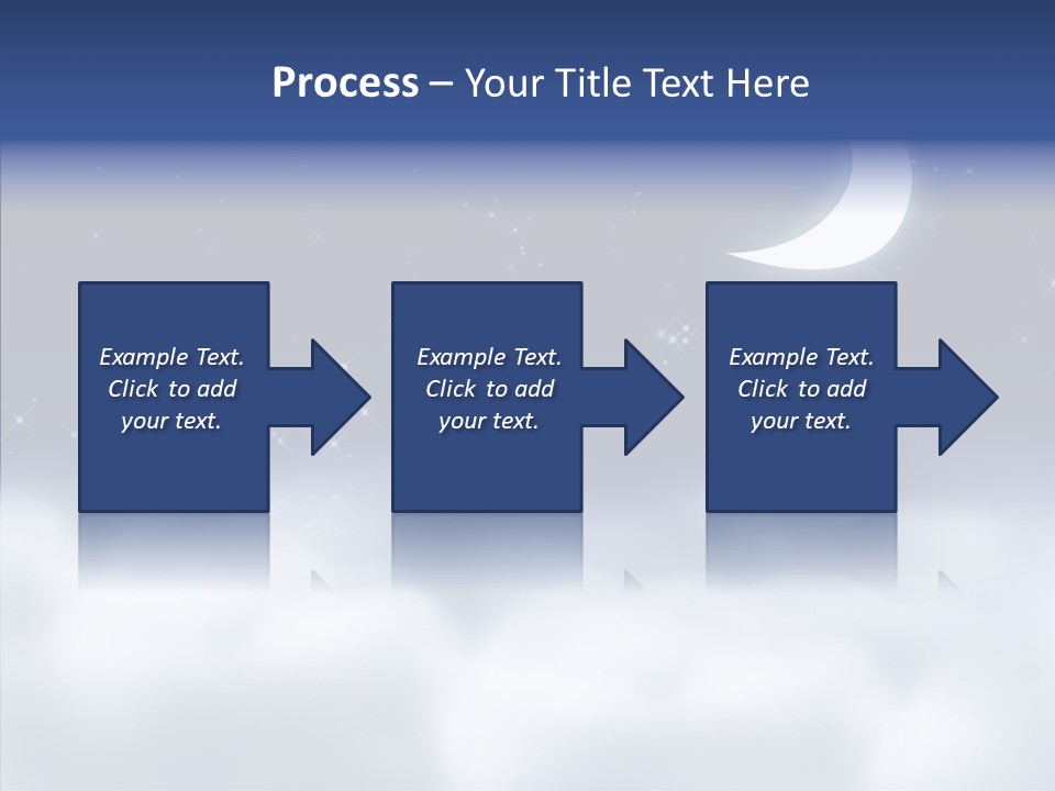 Artistic Dusk Star PowerPoint Template
