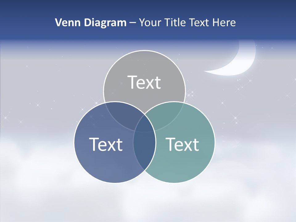 Artistic Dusk Star PowerPoint Template