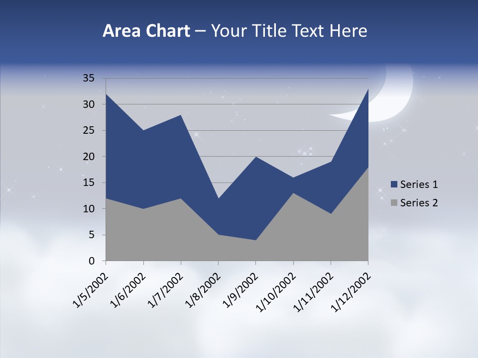 Artistic Dusk Star PowerPoint Template