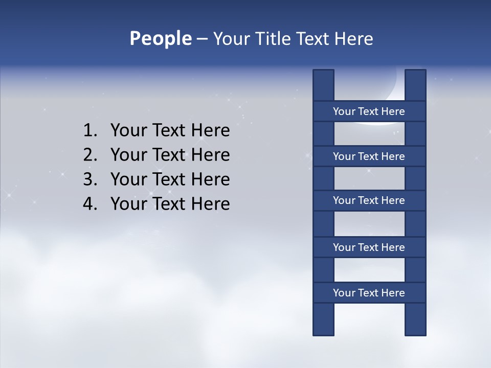 Artistic Dusk Star PowerPoint Template