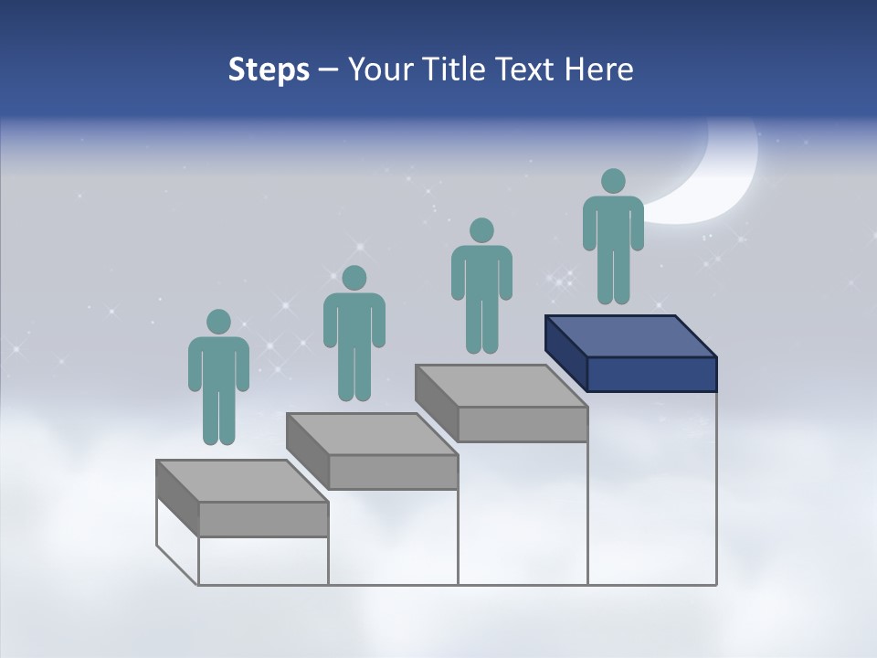 Artistic Dusk Star PowerPoint Template