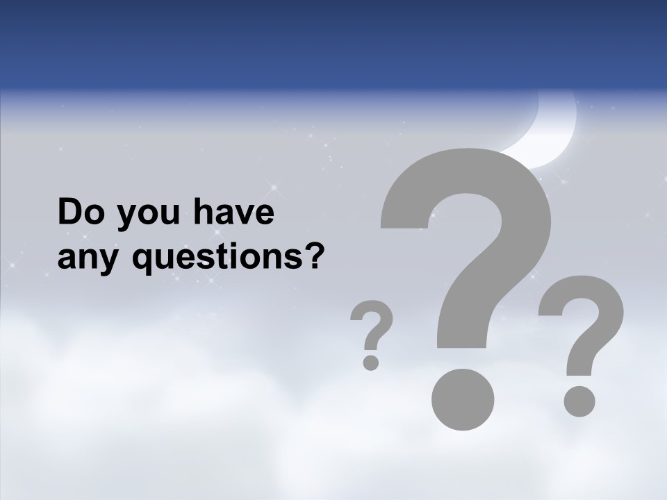 Artistic Dusk Star PowerPoint Template