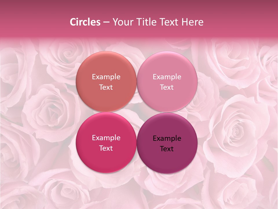 Flowers Pink Day PowerPoint Template