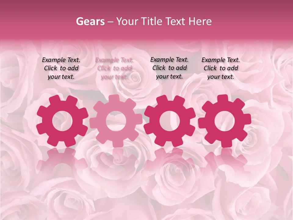 Flowers Pink Day PowerPoint Template