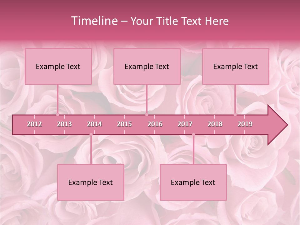 Flowers Pink Day PowerPoint Template