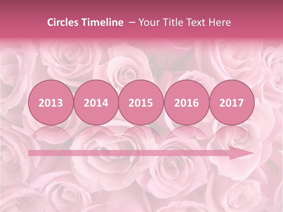 Flowers Pink Day PowerPoint Template