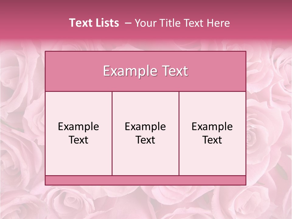 Flowers Pink Day PowerPoint Template