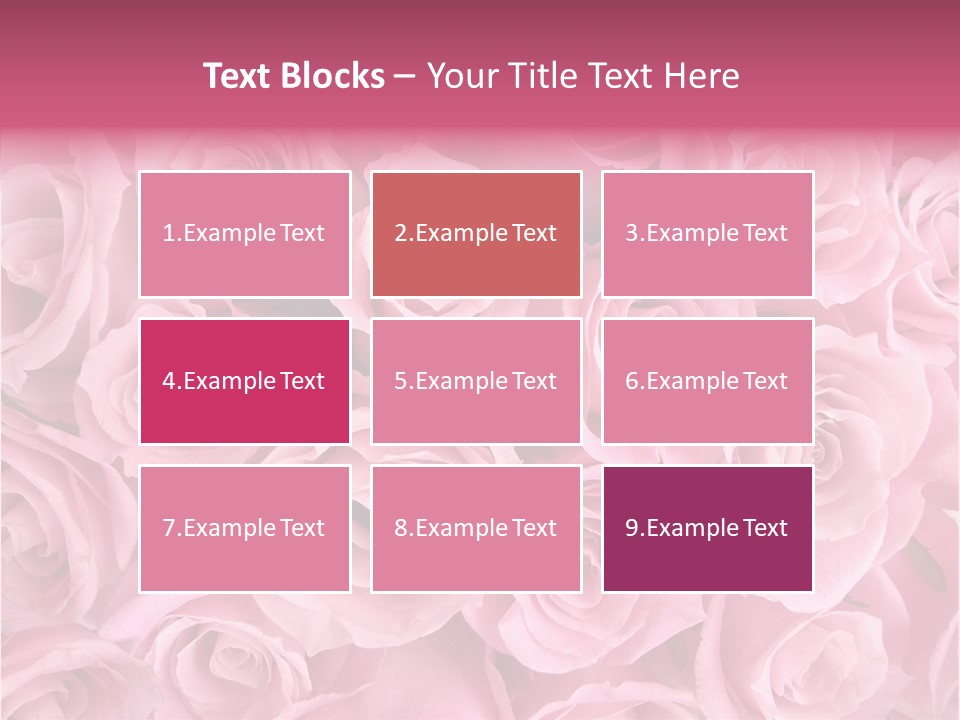 Flowers Pink Day PowerPoint Template