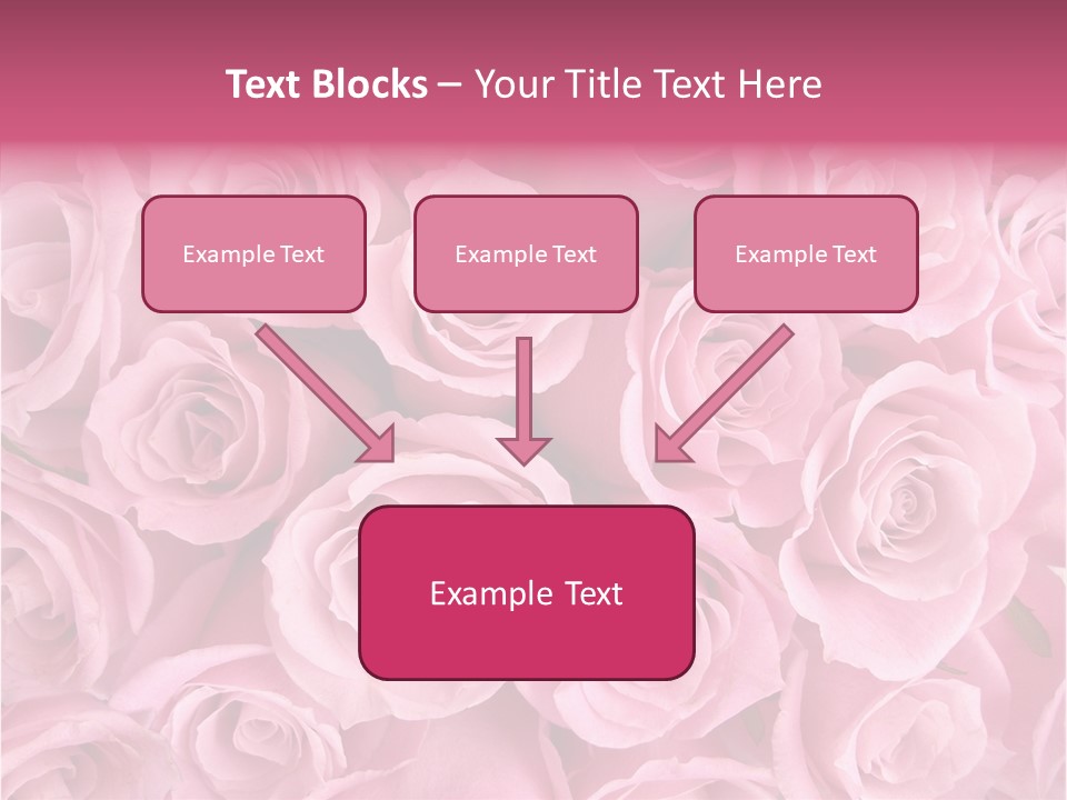 Flowers Pink Day PowerPoint Template