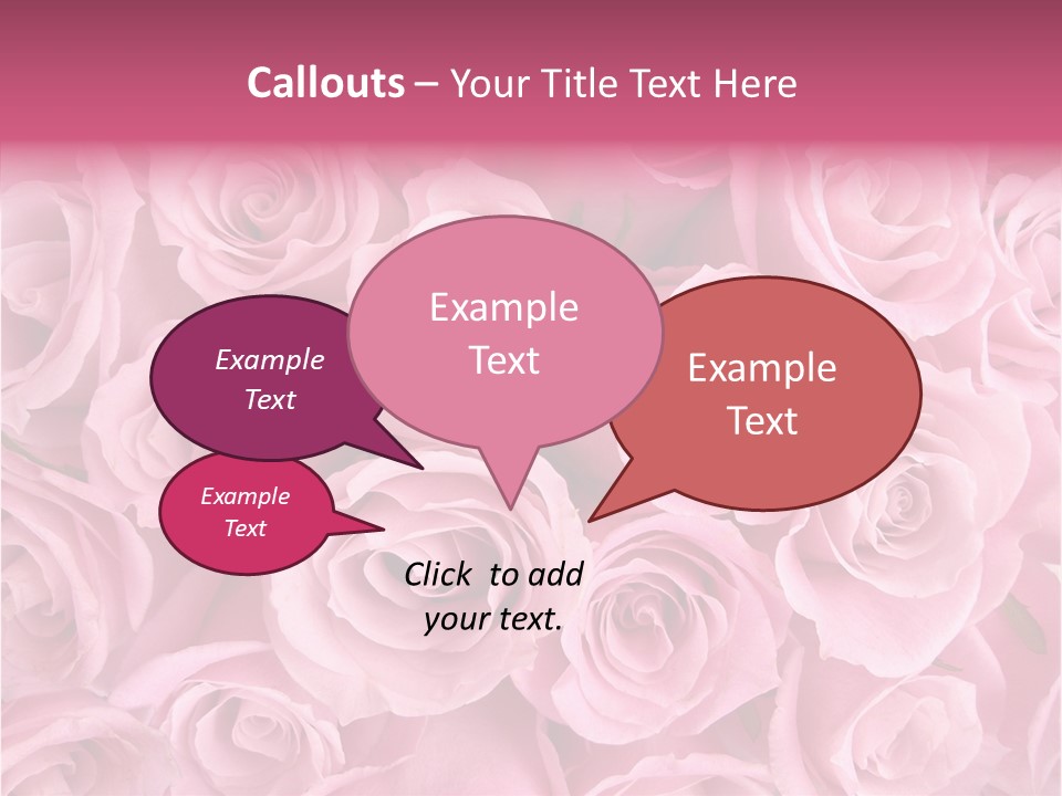 Flowers Pink Day PowerPoint Template
