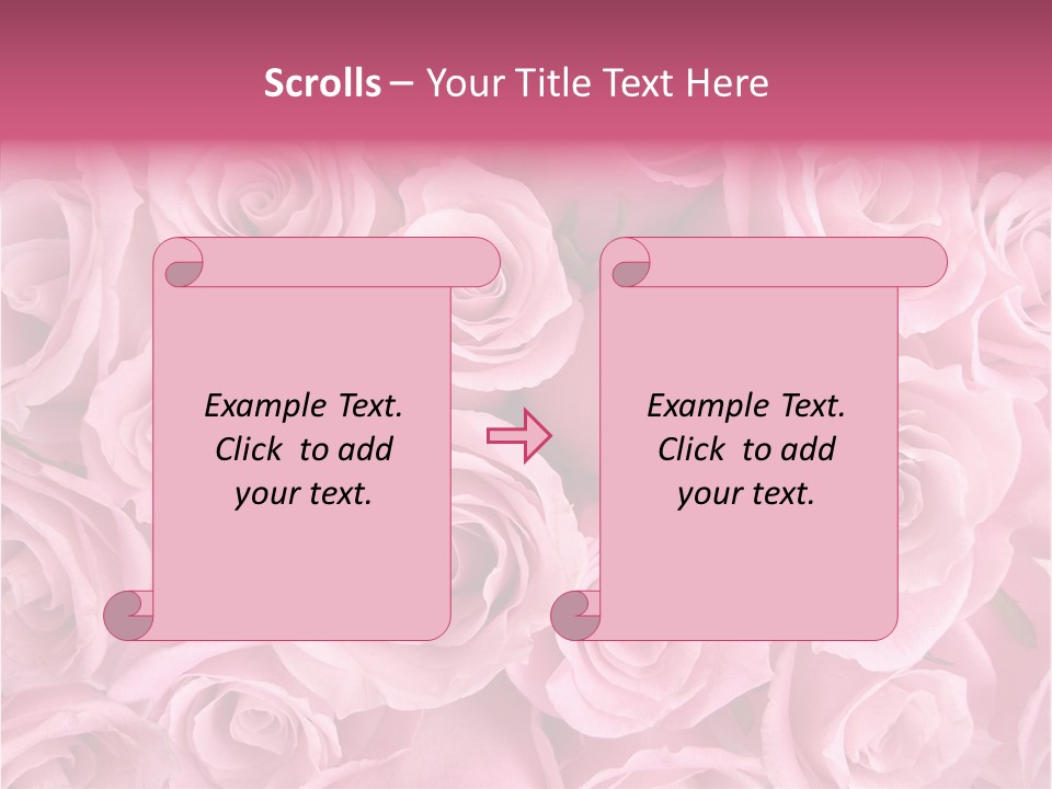 Flowers Pink Day PowerPoint Template