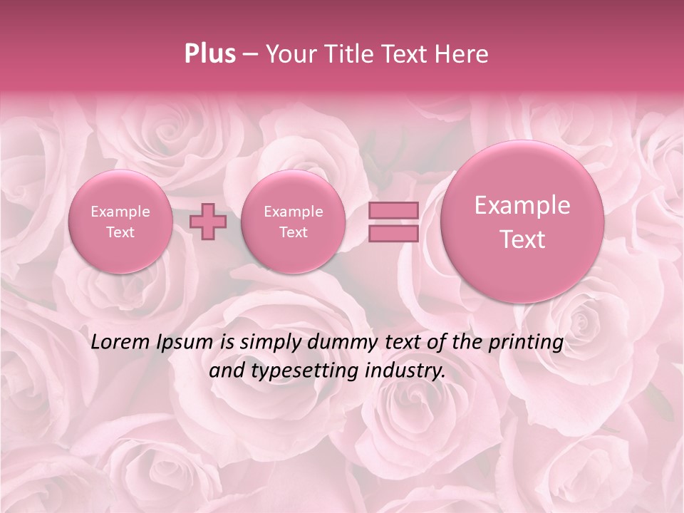 Flowers Pink Day PowerPoint Template