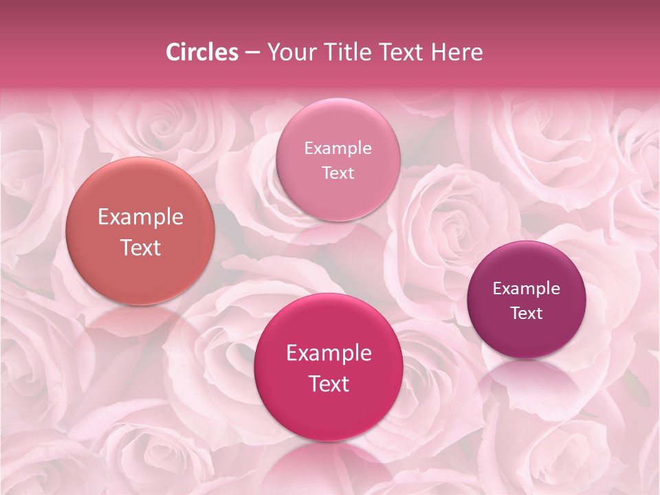 Flowers Pink Day PowerPoint Template