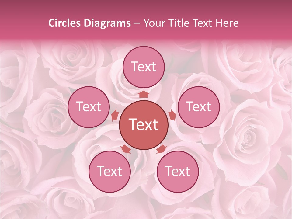 Flowers Pink Day PowerPoint Template