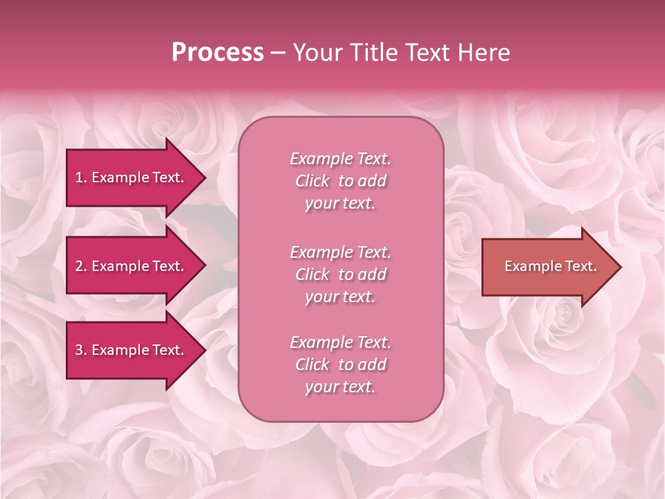 Flowers Pink Day PowerPoint Template