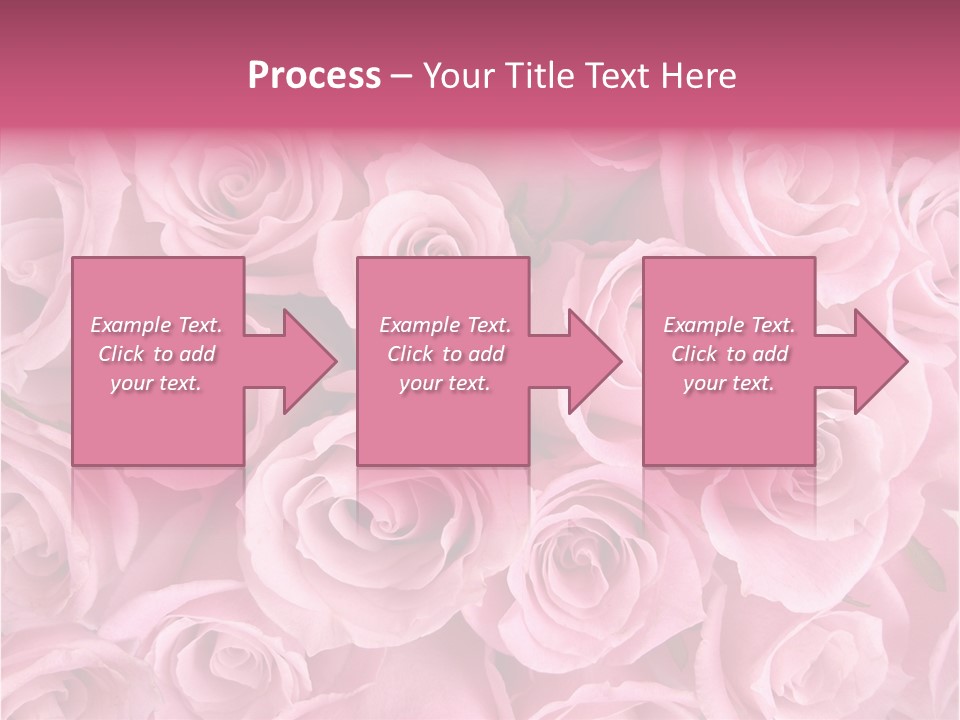 Flowers Pink Day PowerPoint Template