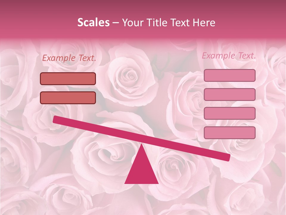 Flowers Pink Day PowerPoint Template