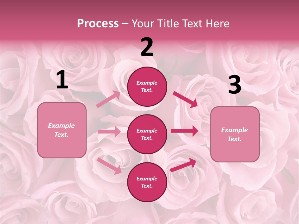 Flowers Pink Day PowerPoint Template