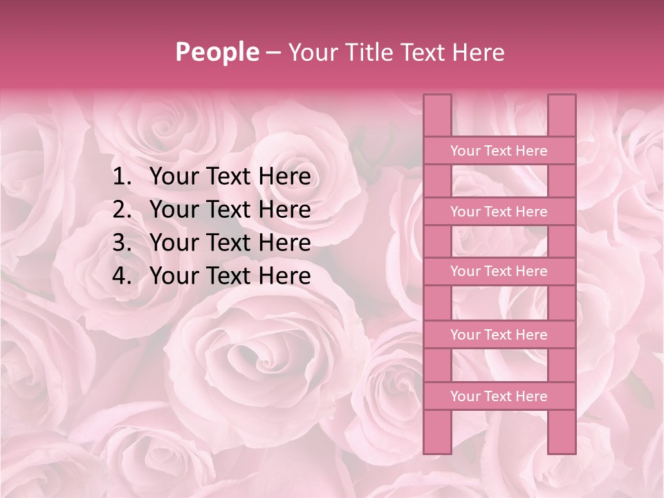Flowers Pink Day PowerPoint Template