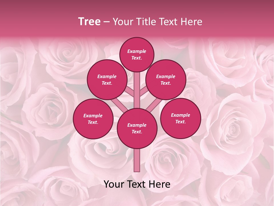Flowers Pink Day PowerPoint Template