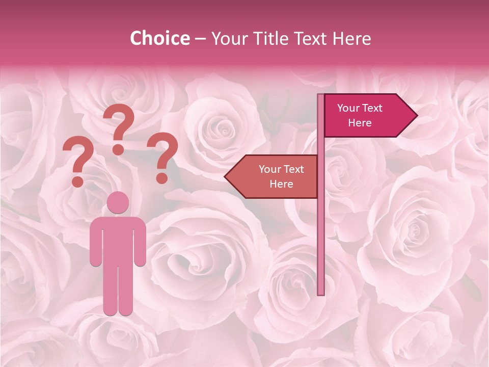 Flowers Pink Day PowerPoint Template
