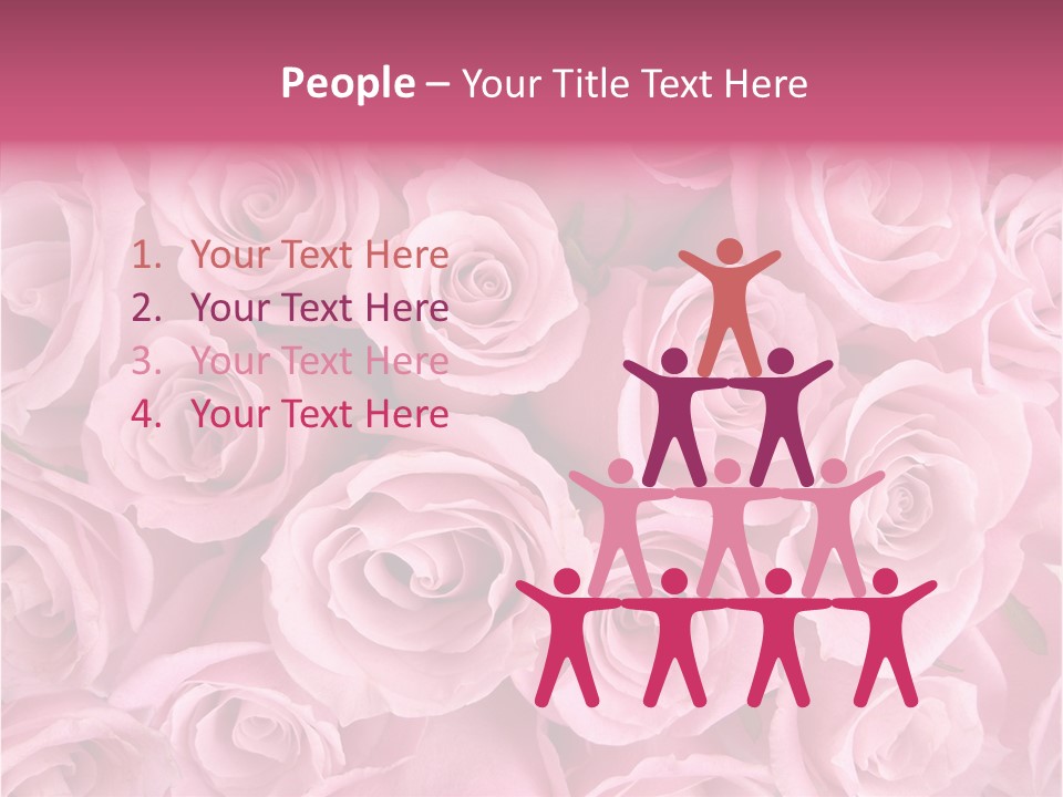 Flowers Pink Day PowerPoint Template