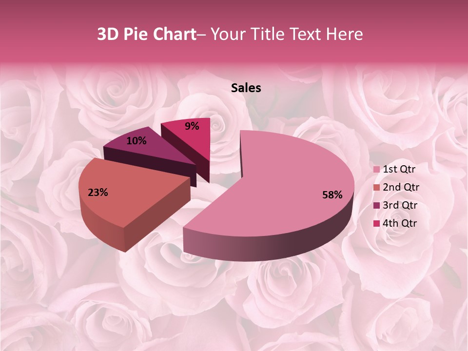 Flowers Pink Day PowerPoint Template