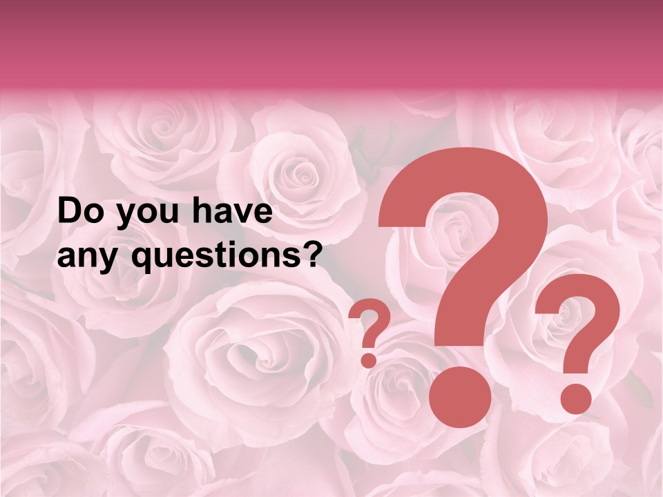 Flowers Pink Day PowerPoint Template